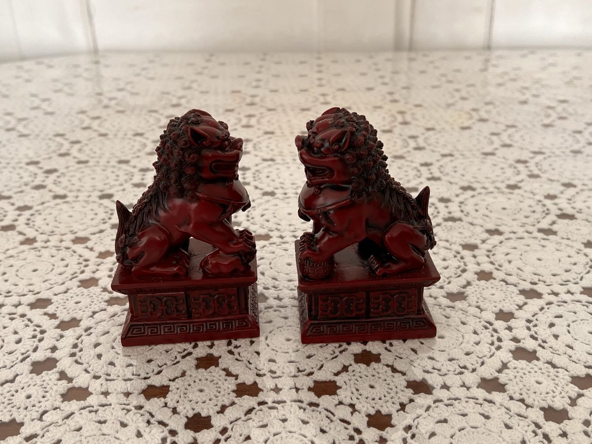 Statuette: 2x  Chinesische Foo-Löwen (172) – Usato da Glattfelden venduto da maa_qcj8 1