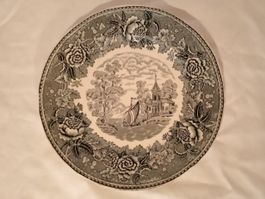 Arabia Teller Finnland, Maisema (Landschaft), grau, Form 850