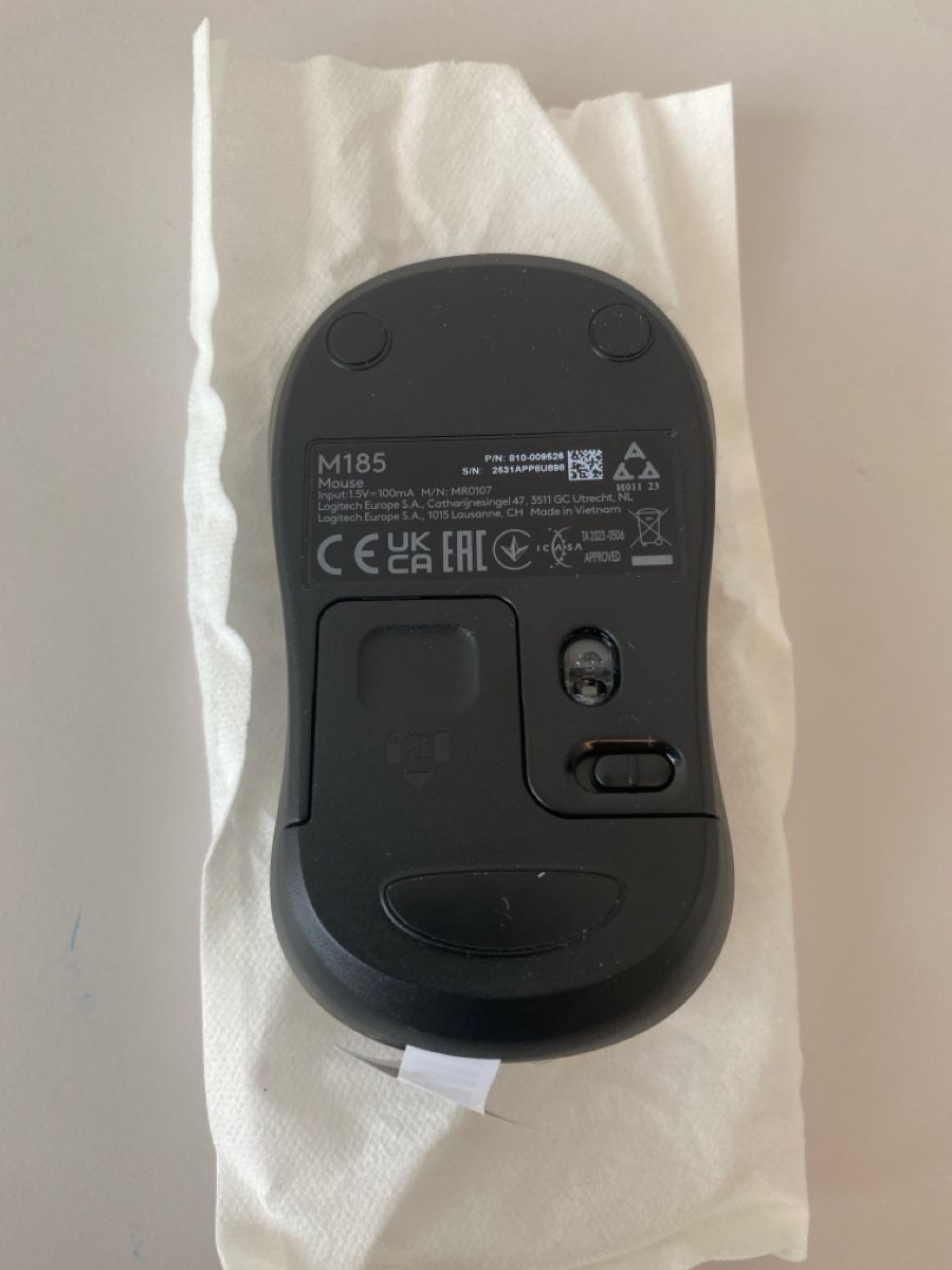 Logitech Maus: Logitech Maus M185 kabellos grau neu – Neu (gemäss Beschreibung) aus Suhr von nirgendwo94 3