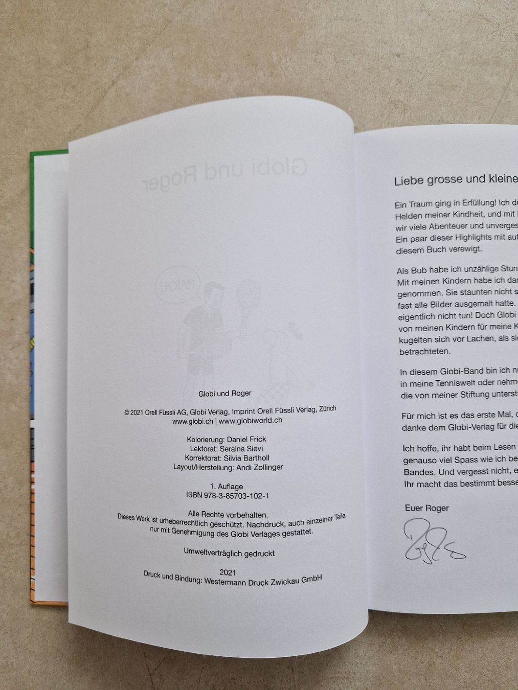 Libri: Globi und Roger Buch – Usato da Aesch BL venduto da tubby78 1