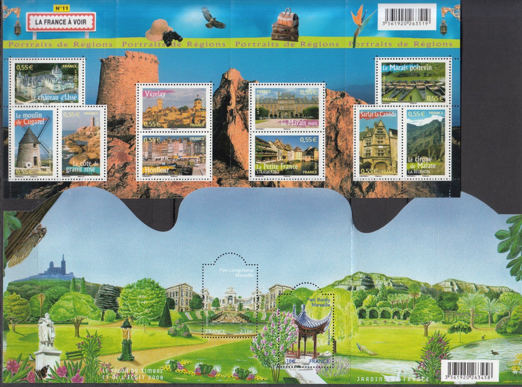 Tous les timbres: Frankreich 2008 postfrisch – D'occasion à Bürglen TG par StampGraf 2
