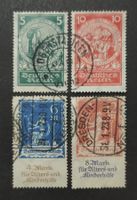 Deutsches Reich 1922-24, gestempelte