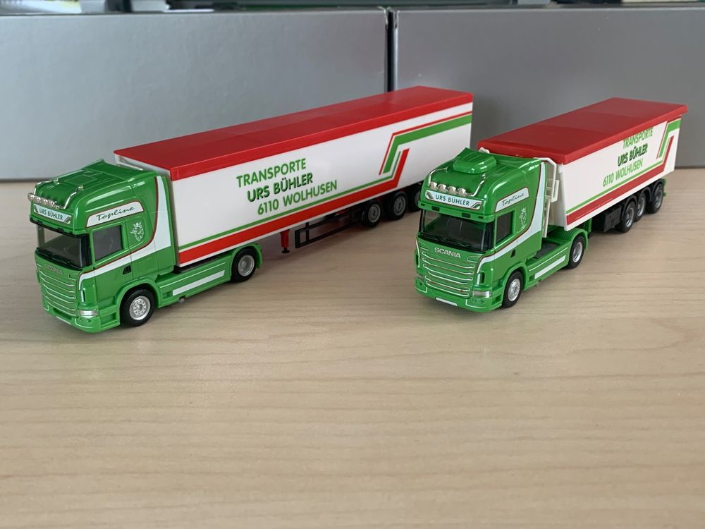 1:87 AWM 55163 Urs Bühler Scania Tank-Sattelzug - DE