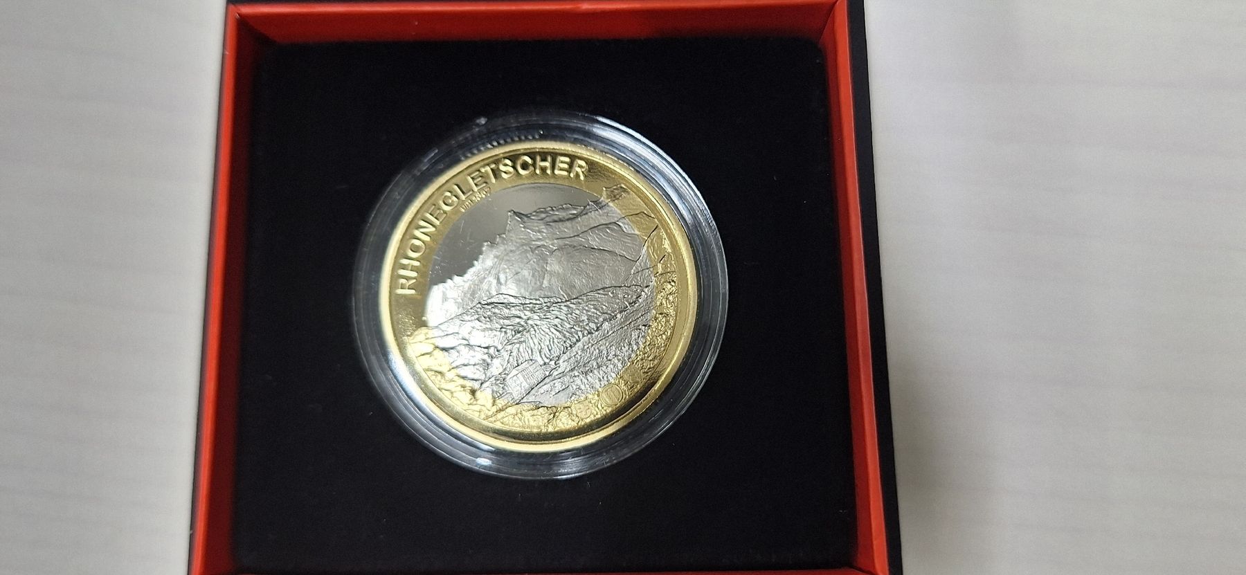 Tutti le monete: Pièce Rhonegletscher 2024 - – Nuovo e nell'imballaggio originale da Le Sentier venduto da Loorenz 1