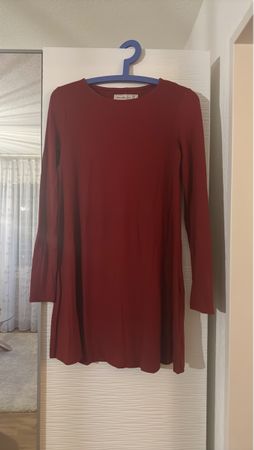 Kleid Rot Abercrombie XS