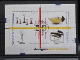 BRD 1998 Design in Deutschland gest.