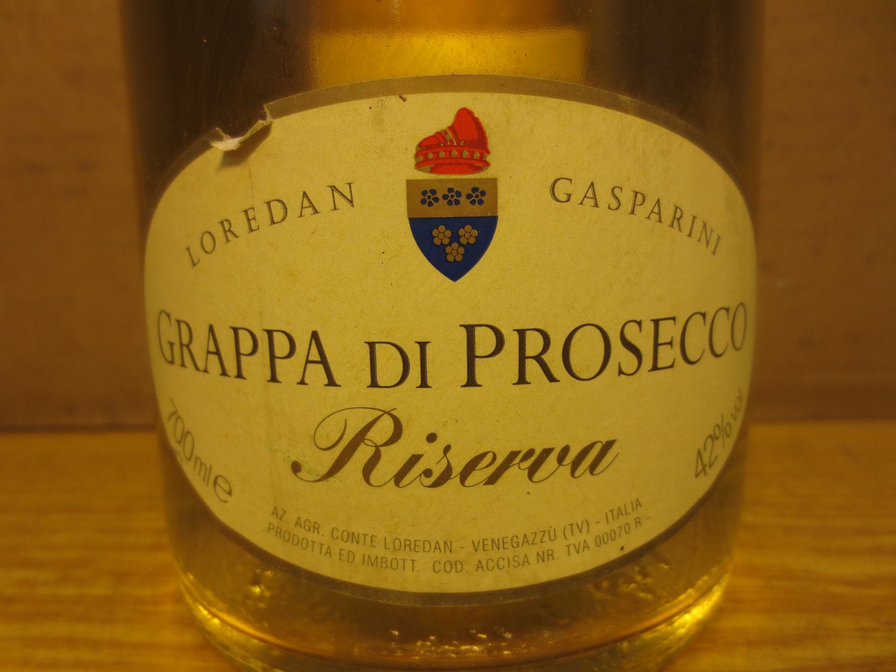 Bevande alcoliche: Grappa di Prosecco, Gasparini. 42 Vol. 70cl. – Nuovo (secondo la descrizione) da Schöftland venduto da Topdeal4 1