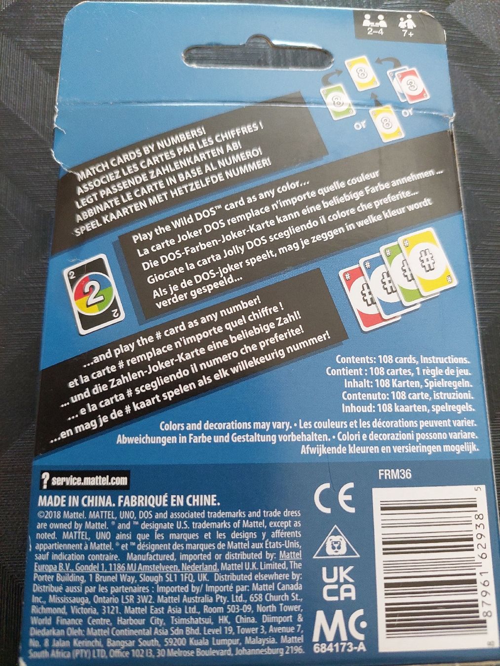 Mattel Giochi: DOS Kartenspiel – Usato da Zetzwil venduto da lanst08 1