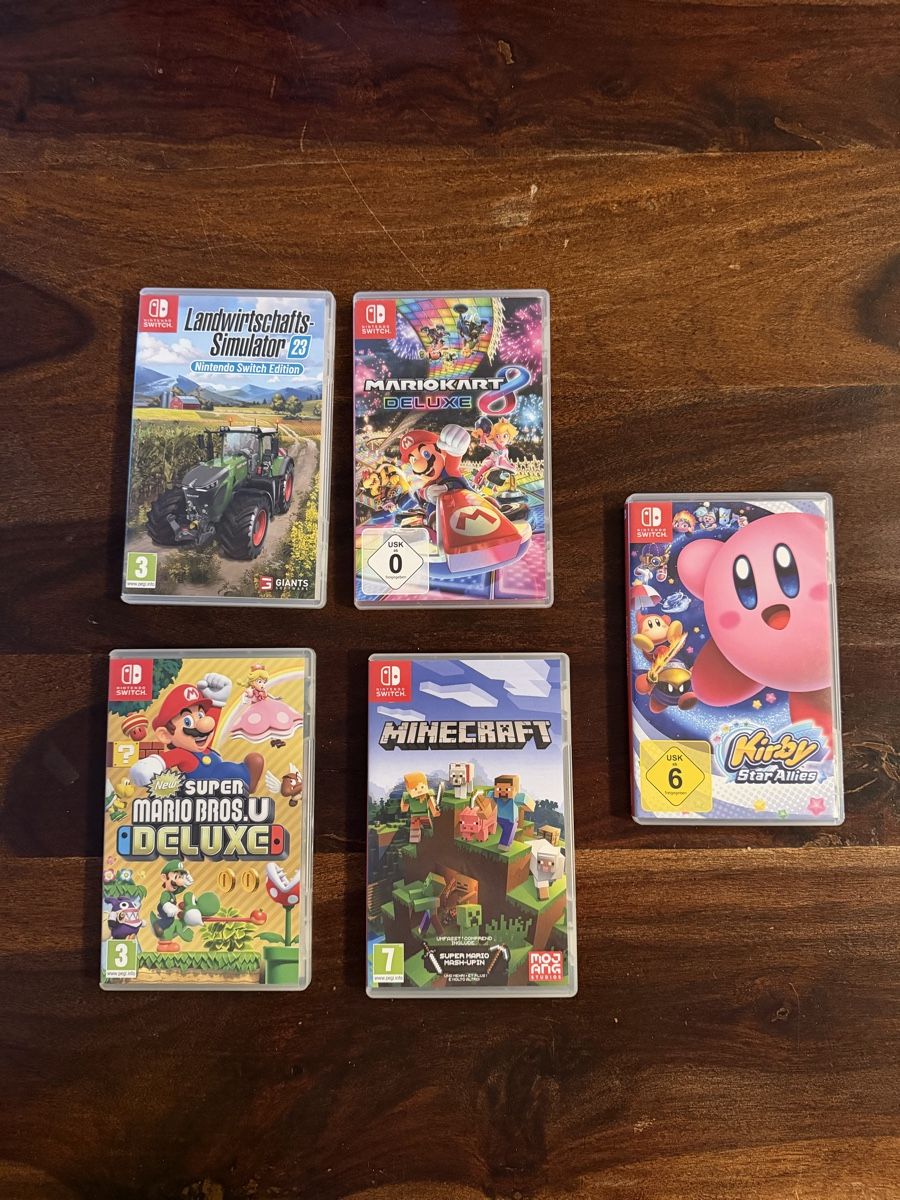 Nintendo Konsolen: Nintendo Switch OLED + Pro Controller + 5 Spiele – Gebraucht aus Zürich von Dani_46 8