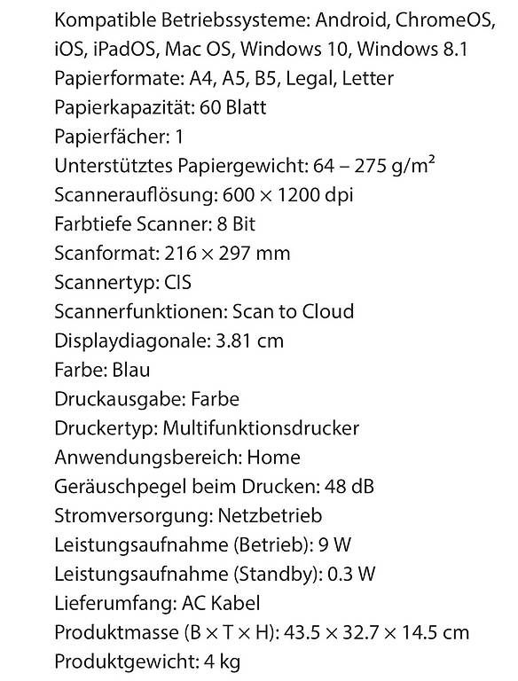 Canon Drucker: Drucker - Canon Pixma TS3752i – Neu (gemäss Beschreibung) aus Widnau von Sandra81 3