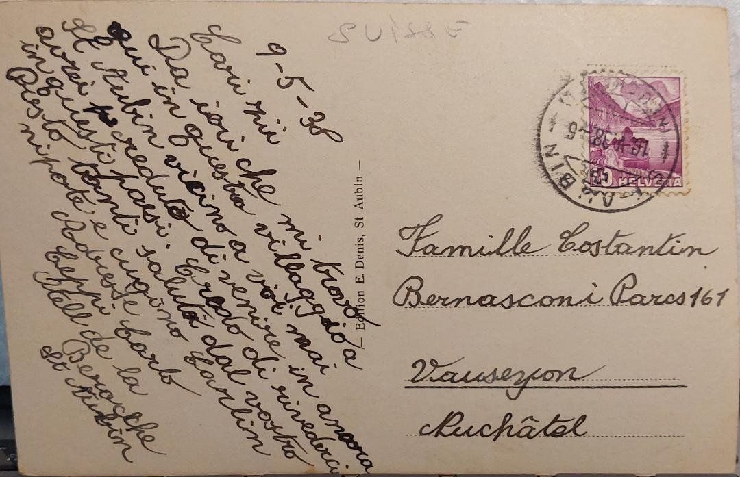 Cartes postales: SAUGE et Tivoli - 1938 – D'occasion à Delémont par Domdom1 1