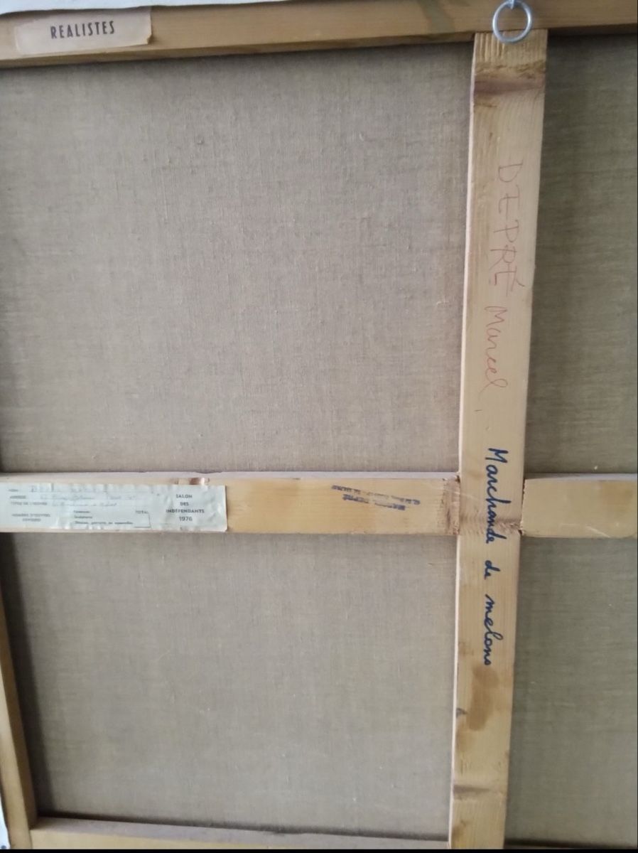 Dipinti: Marcel Depre Original Große Gemälde "Marchande de melons" – Usato da Rorschach venduto da _G3n4L1n_ 5
