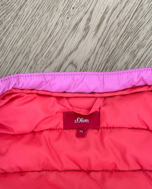 Altro abbigliamento per bambina: Pinke Weste von s. Oliver, Gr. 74 – Usato da Widnau venduto da nad_f9gj 2