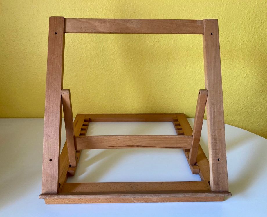 SUPERFINDINGS 4-stöckiger Kartenständer – Aus Holz Für Postkarten & Mehr (26,5x28 Cm)