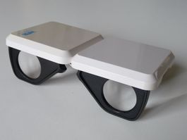 Operngucker Faltbar 70er-Jh WESO "modern" Zeitdokument Plast