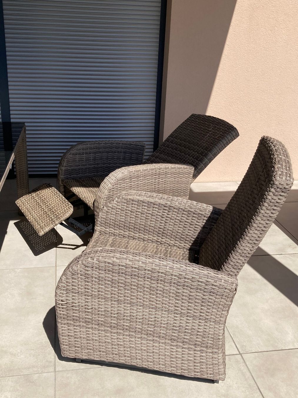 Set di tavolo e panche: Premium Gartenmöbel Set Ploß Rabida Diningtisch + 4 Sessel – Usato da Büsingen venduto da aue_2mh6 6
