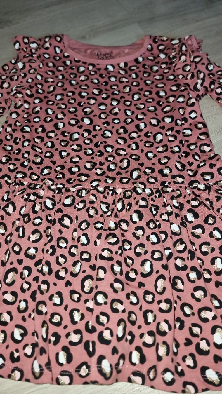 Kleider & Röcke: Mädchen Kleid Leo Print Gr. 140 NEU – Neu (gemäss Beschreibung) aus Wigoltingen von Zuckerfee84 1