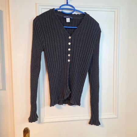 🖤 Vintage Strickjacke mit elegantem Retro-Charme 🖤 XS