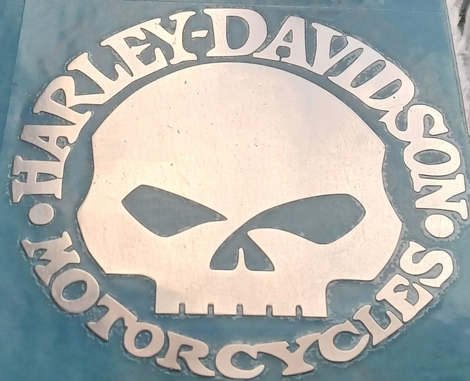 Autocollant Harley-Davidson Skull J040 2