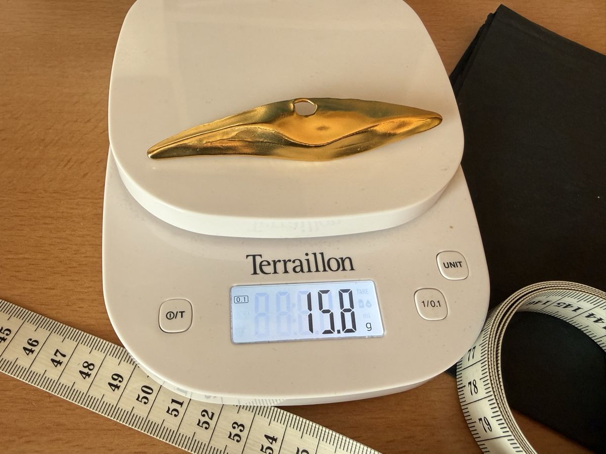 Spille & Fermagli: Elegante Vintage Goldfarbe Brosche - Design – Usato da Lamone venduto da LaCantinaMagica 7