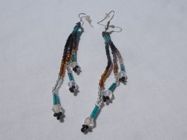 Ohrhänger, Glasperlen, Modeschmuck