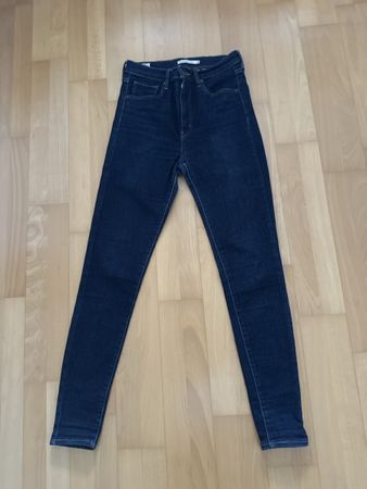 Levi's Mile High Super Skinny Jeans, Grösse 29, Dunkelblau
