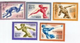 Briefmarken "Olympische Spiele". UdSSR