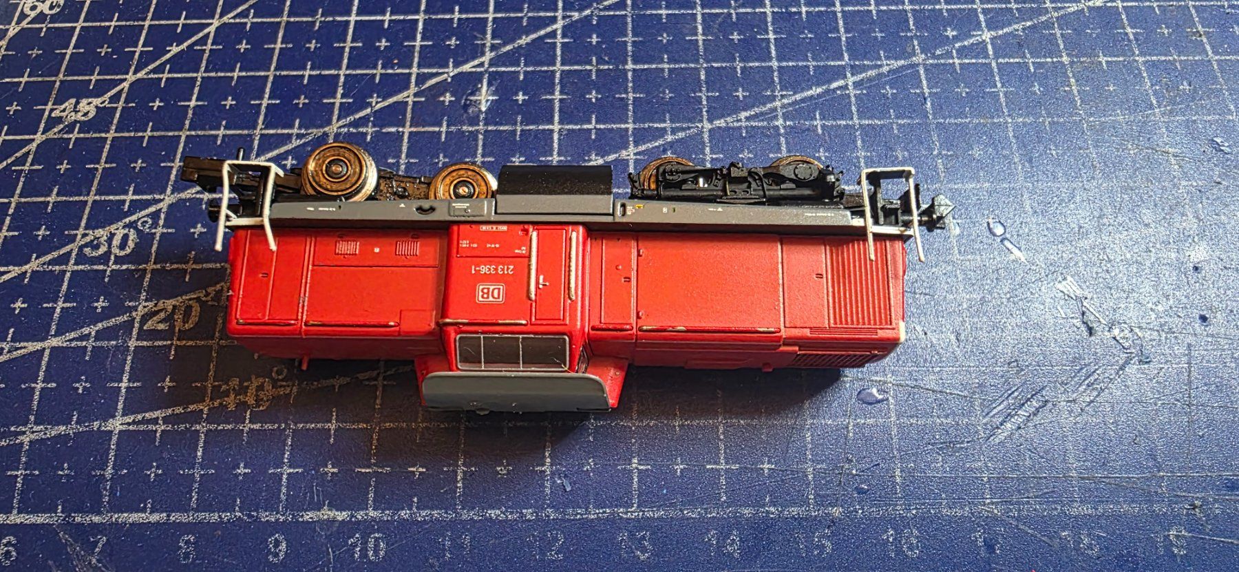Fleischmann Modellini di ferrovie: Fleischmann DB 213 336-1 spur N dummy – Usato da Hochfelden venduto da Danizh0 2