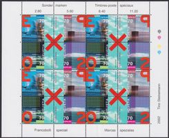 2002, Expo.02 Kleinbogen 1041-1044 postfrisch ** CHF 11.20