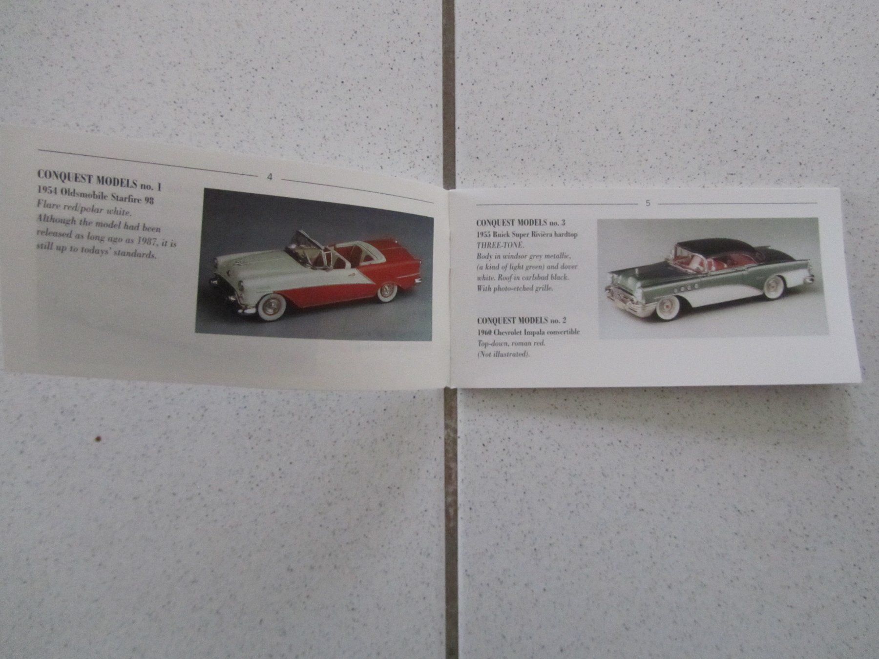 Documenti: Conquest Models / Madison Models Automodell-Katalog 1996 – Usato da Weiningen ZH venduto da dietsch57 1