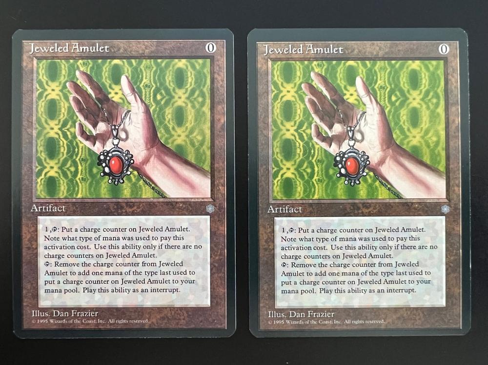 2 X Jeweled Amulet - Magic/ MTG - Ice Age / 1995 | Comprare su Ricardo