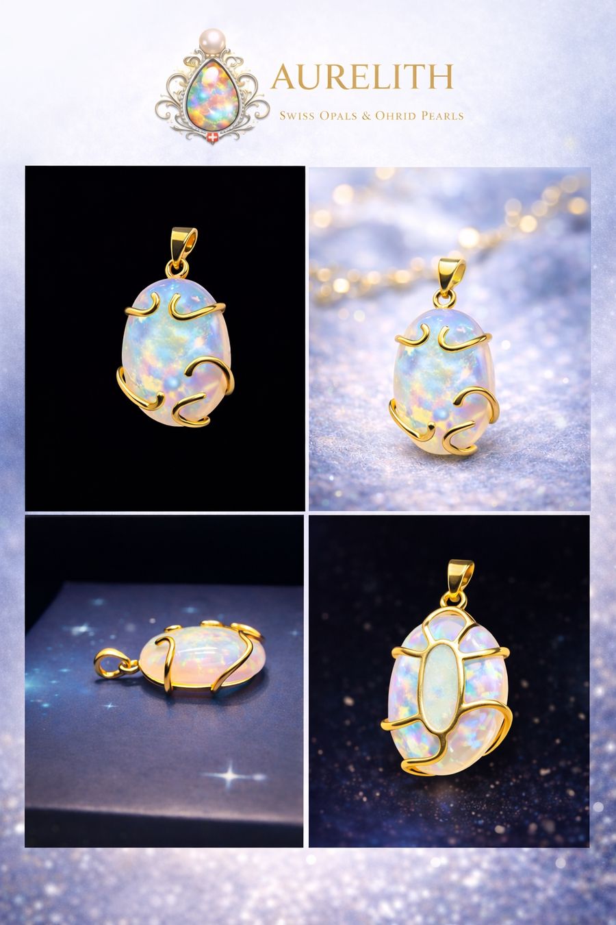 Ciondoli: Aurelith Welo Opal Anhänger 9.83ct Handarbeit Silber – Nuovo (secondo la descrizione) da Thayngen venduto da Legend85 5