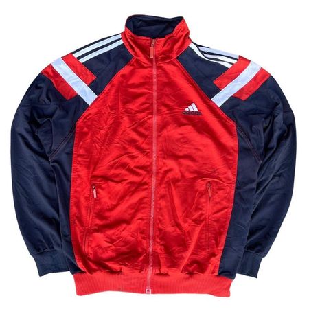 Adidas red tracksuit 