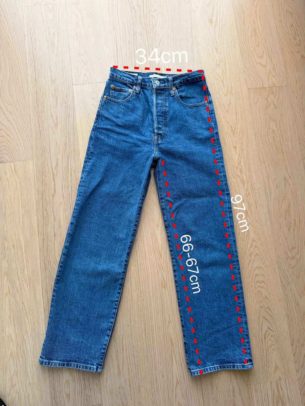 Levi's Jeans: Levis Ribcage Straight Gr.26 – Usato da Therwil venduto da srosselli 1