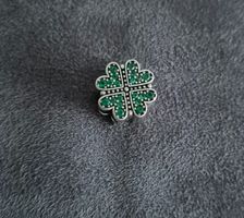 Silber Charm Kleeblatt +Garantie