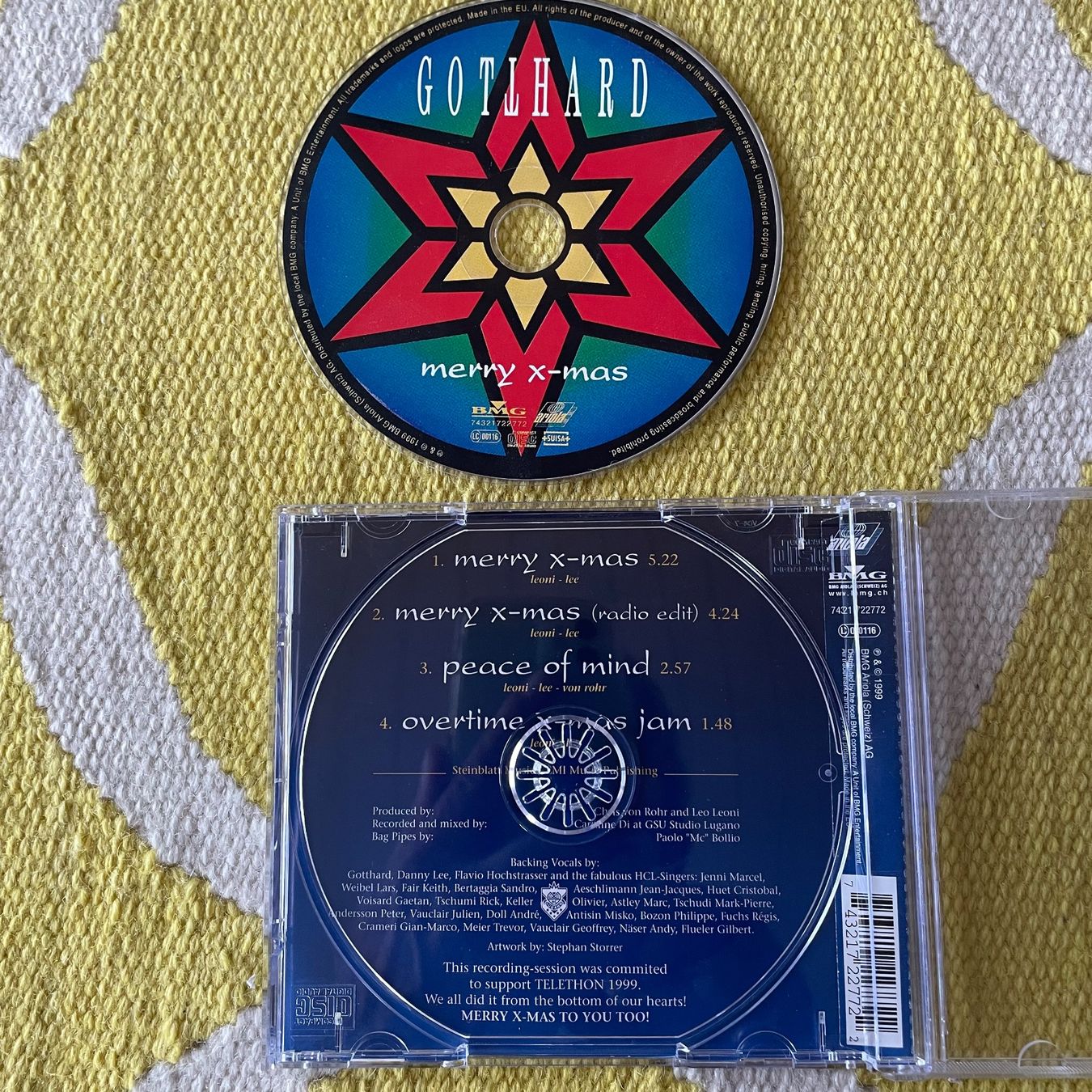 CD: GOTTHARD-SINGLE MERRY X-MAS99 – Usato da Rorschacherberg venduto da CD-Roli 1