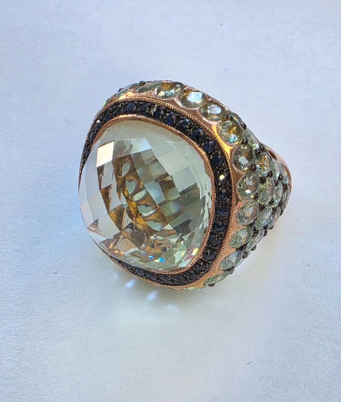 Ringe: Ring Prasiolith Safir Grösse 54 – Neu (gemäss Beschreibung) aus Zürich von Bieter04 6