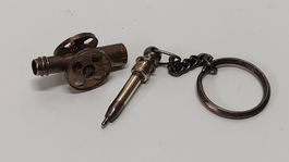 Schlüsselanhänger Kanone Mini-Stift Metall  (S6)