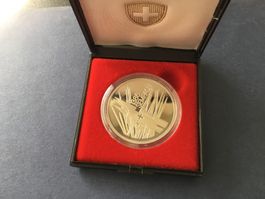 5 Franken Sempach 1986 Polierte Platte