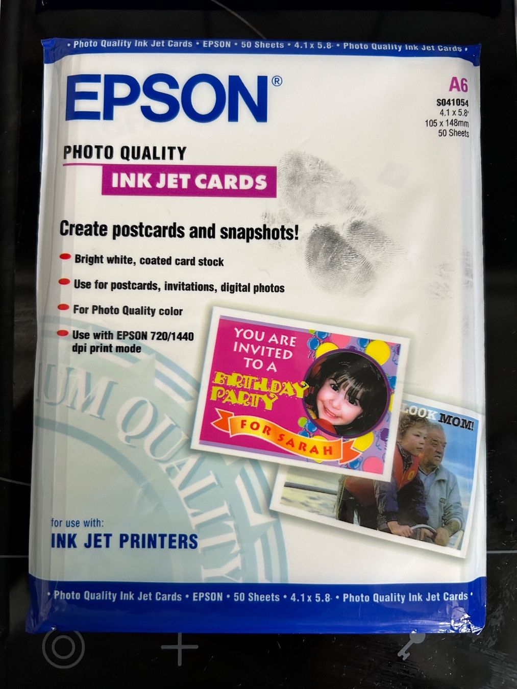 Carta: Fotopapier Konvolut Epson und Canon A4 Postkarten – Usato da Emmen venduto da Carbru 3