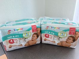Windeln Lupilu - Grösse 4, 8-16 kg - Soft & Dry, 200 Stk.