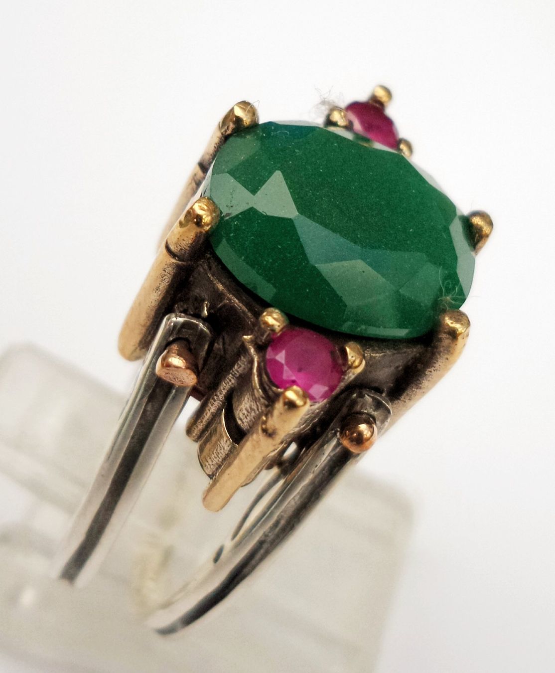 Ringe: Wechsel-Ring Silber mit Rubinen und Smaragden Grösse 58 – Neu (gemäss Beschreibung) aus Zürich von benedikt12 6