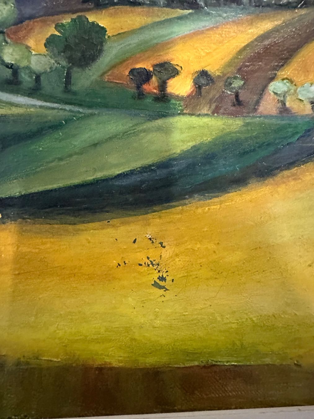 Dipinti: Tableau Baudin 50.Paysage d'été – Usato da Lausanne venduto da artnouveau04 9