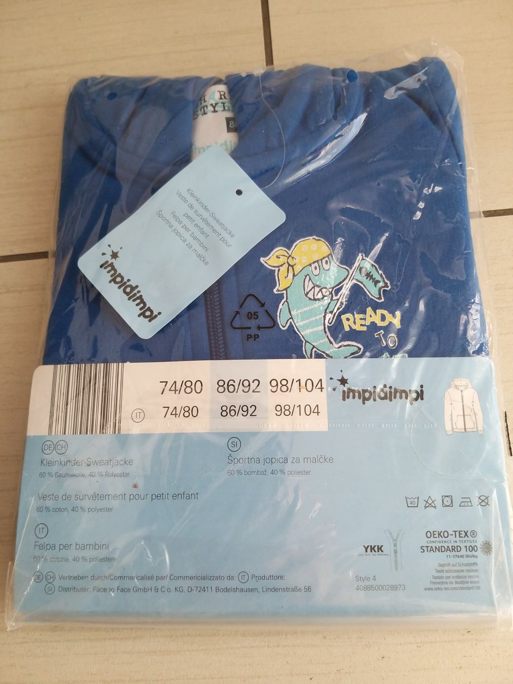 Scarpe, pantaloni & magliette da ginnastica: Shirt / bluse garçon gr. 86-92 – Nuovo e nell'imballaggio originale da Coldrerio venduto da dgv 1