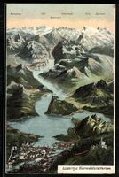 Luzern /Vierwaldstättersee, Teilansicht