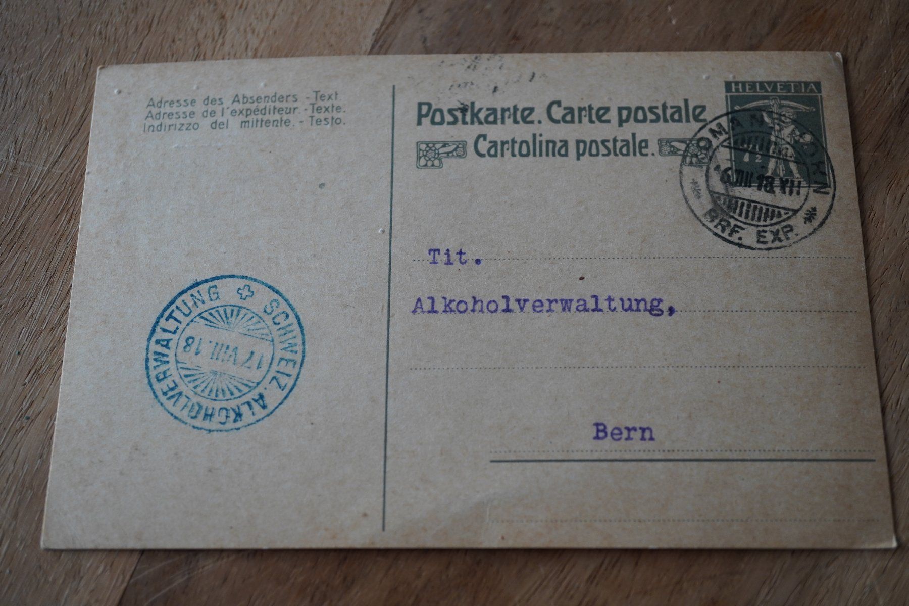 Cartoline postali: Schweiz  Postkarte   1881 Postkarte – Usato da Eschenbach SG venduto da craniums 2