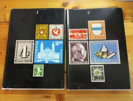 Collection de timbres suisses Helvetia