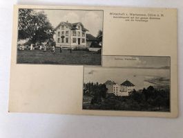 Ansichtskarte Wirtschaft Wartensee Schloss Wartensee