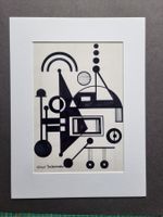 EDGAR BALTENSPERGER ORIGINAL ACRYL SIGNIERT AUF KARTON  MONT