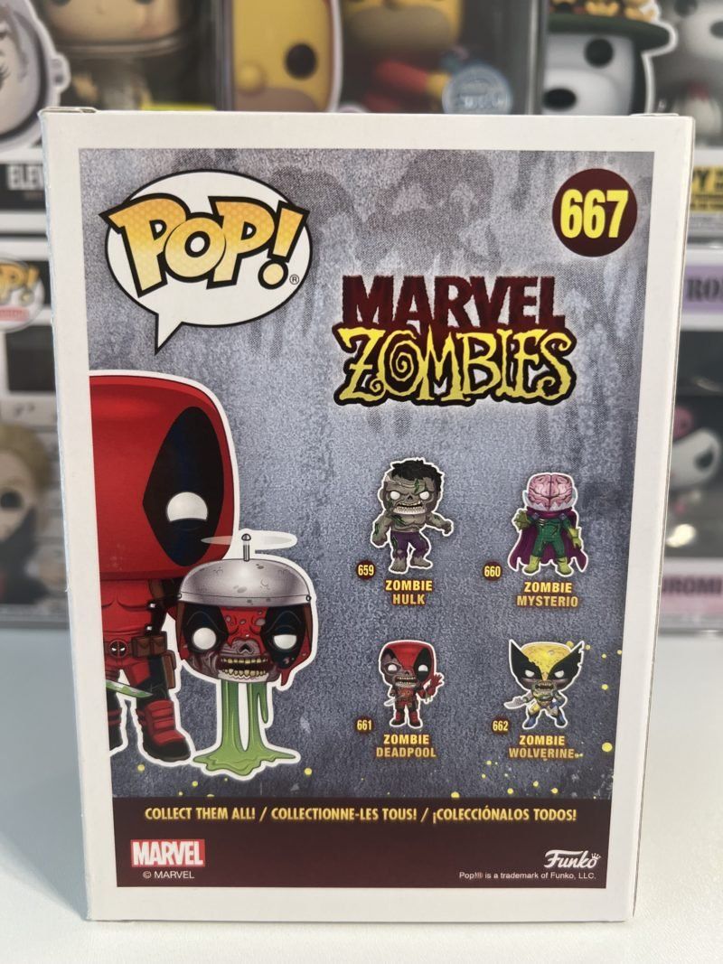 Funko Statuette: Funko POP! Marvel Zombies Deadpool with Headpool Limitée – Nuovo e nell'imballaggio originale da Le Mouret venduto da perfectbijou 2
